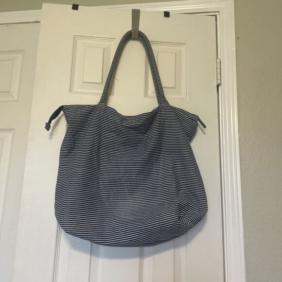 Large Old Navy Nautical Canvas Tote Vacation Bag - Picture 1 of 6